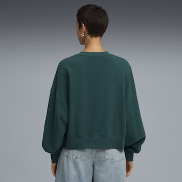 Sweat-shirt 'Wardrobe Essentials Sports Legacy' PUMA en vert