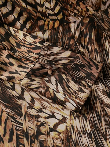 MANGO Sukienka 'PLUMA' w kolorze brązowy