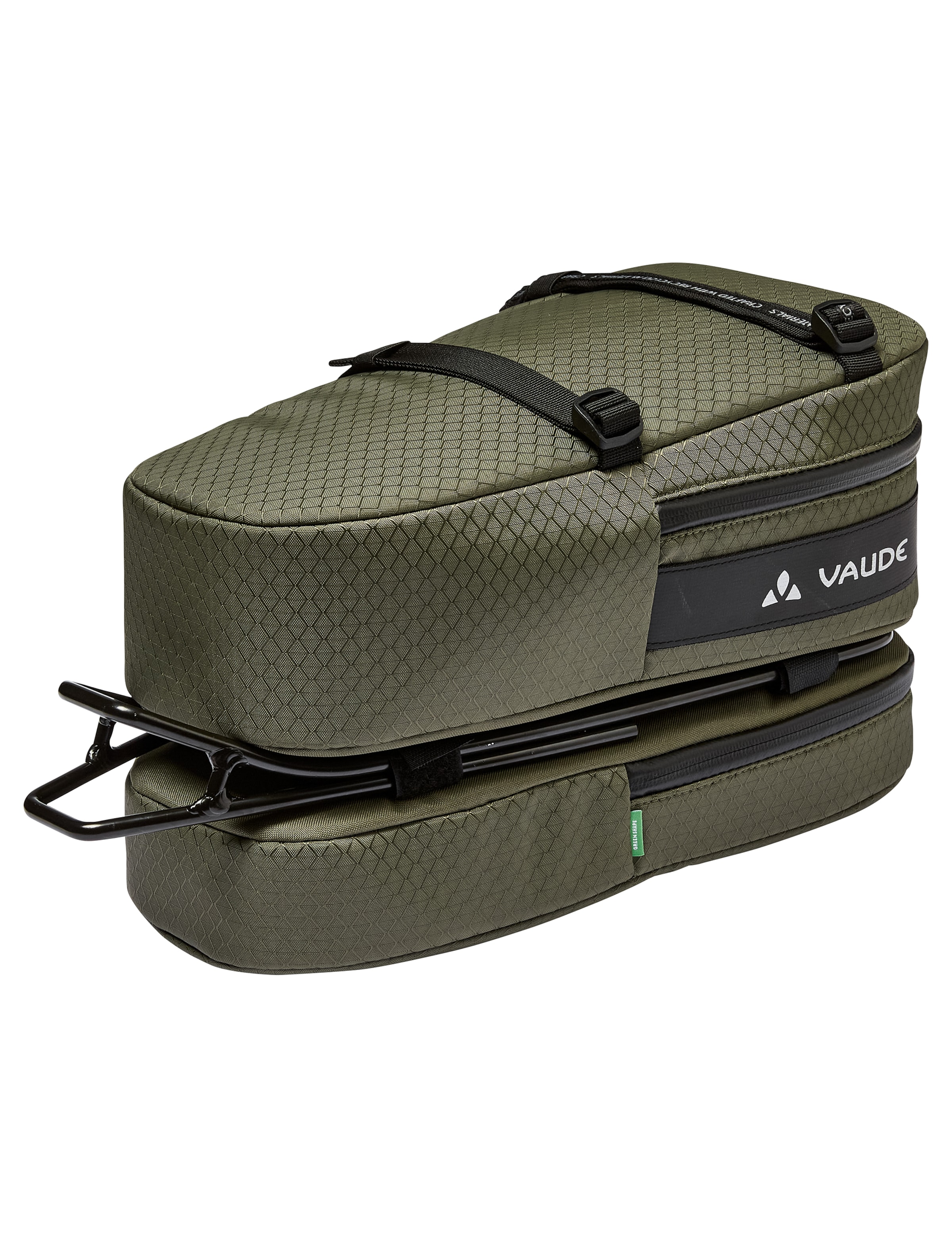 VAUDE Outdoor equipment 'Cyclist Saddle Bag' in Green: front
