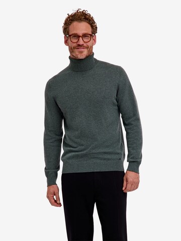 FALKE Pullover 'Pure Cashmere' in Grün: Vorderseite
