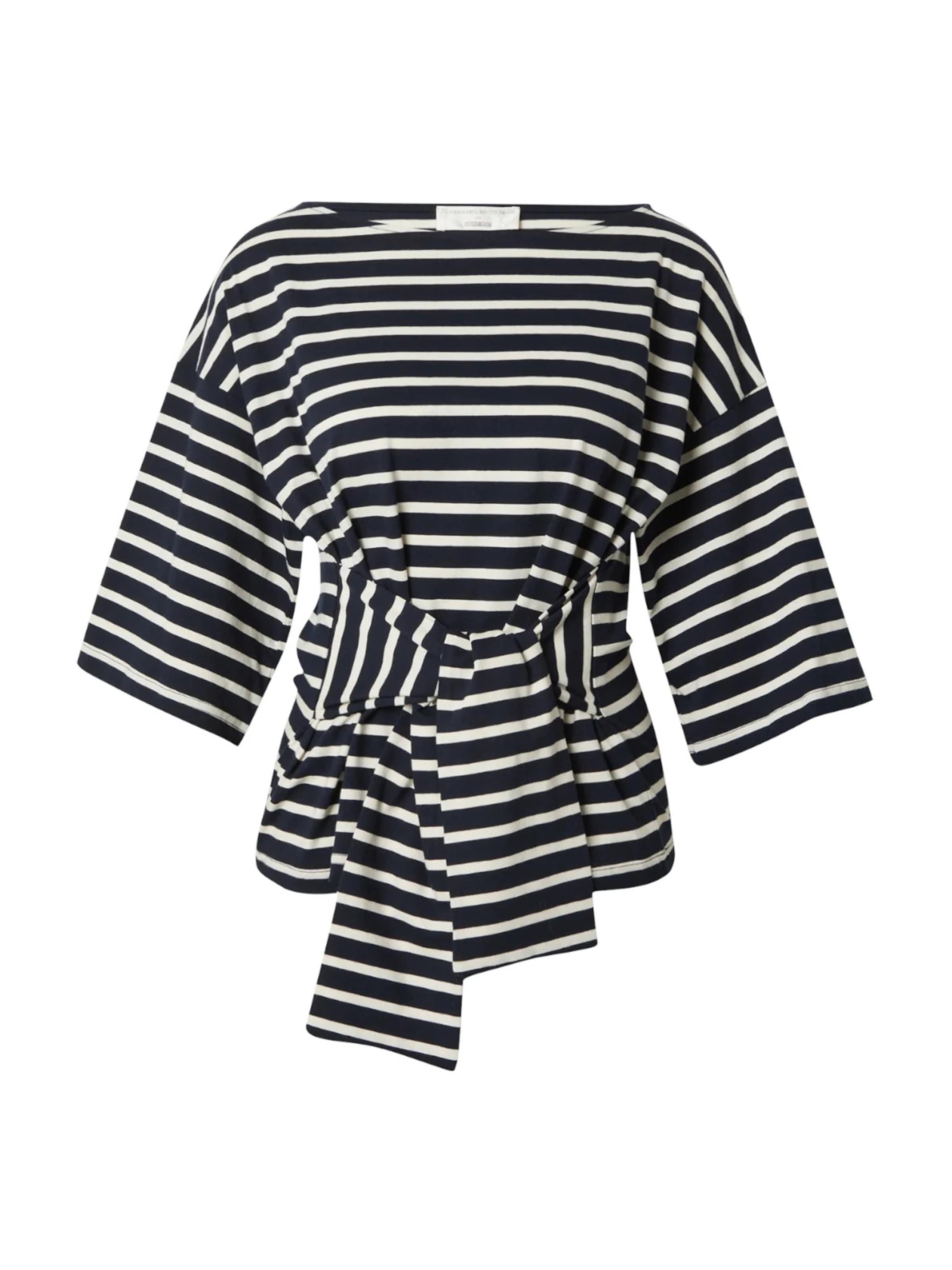 Guido Maria Kretschmer Women T-shirt 'Dajana' en marine / blanc, Vue avec produit