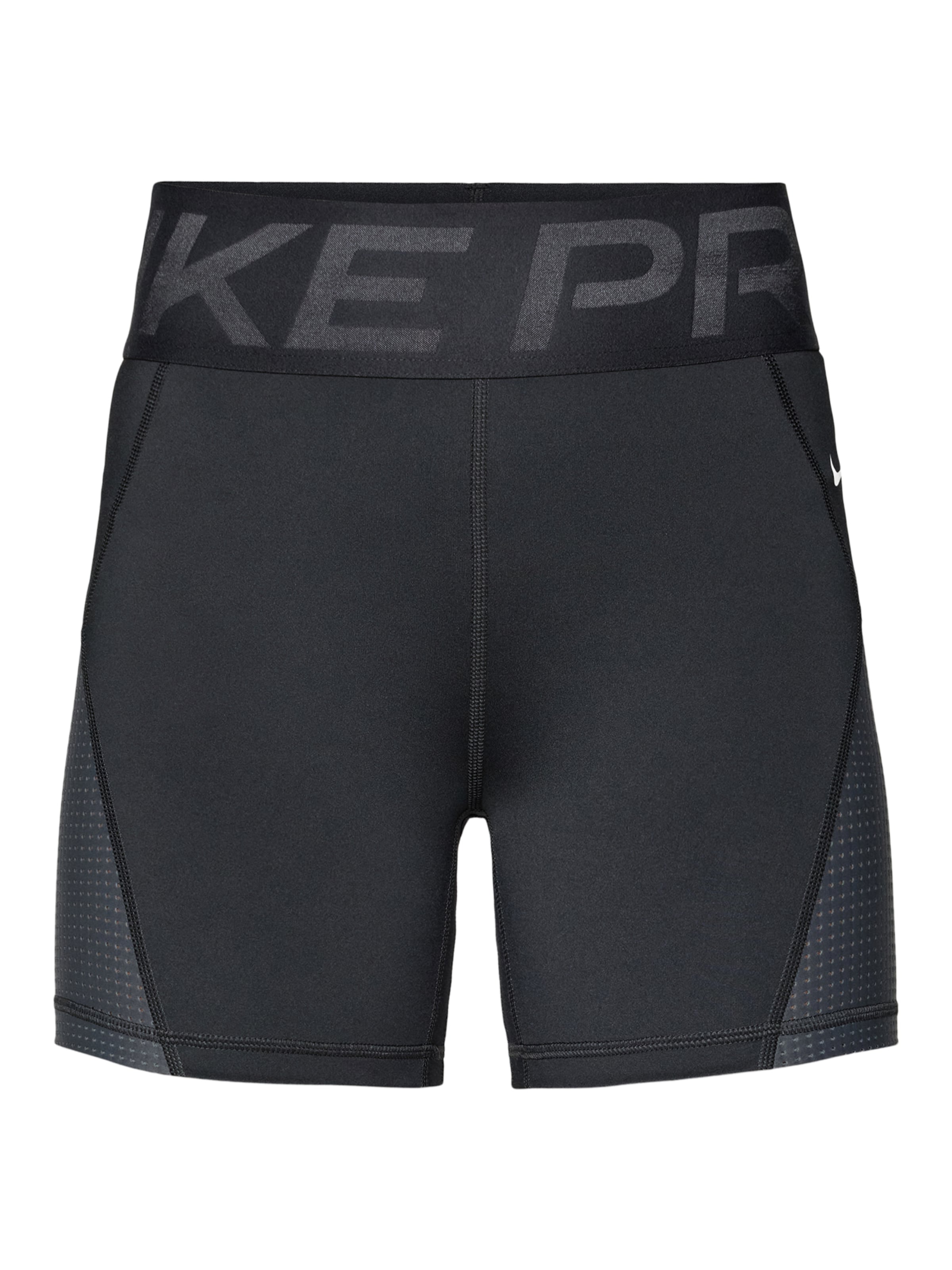 NIKE Skinny Workout Pants in Black: front