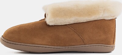 Minnetonka Stiflette 'Sheepshin' in braun, Produktansicht
