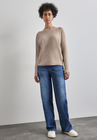 STREET ONE Pullover 'Dolman' in Beige
