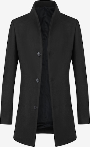 ALLTHEMEN Winter Coat 'Tuchfühlung' in Black: front
