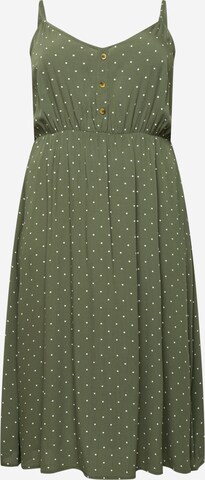 ABOUT YOU Curvy Dress 'Jasmin' in Green: front