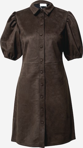 VILA Shirt Dress 'Faddy' in Brown: front