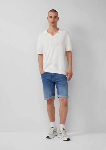 QS Regular Shorts 'John' in Blau