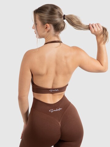 Smilodox Bralette Sports bra 'Silvia' in Brown