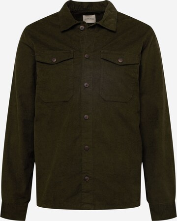 JACK & JONES Regular fit Button Up Shirt 'JAY' in Green: front