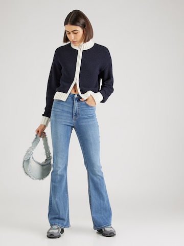 ONLY Flared Jeans 'APRIL' in Blauw