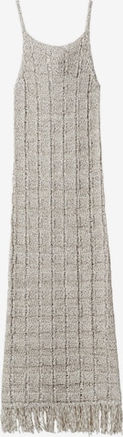 MANGO Úpletové šaty 'Flavita' – šedá: přední strana