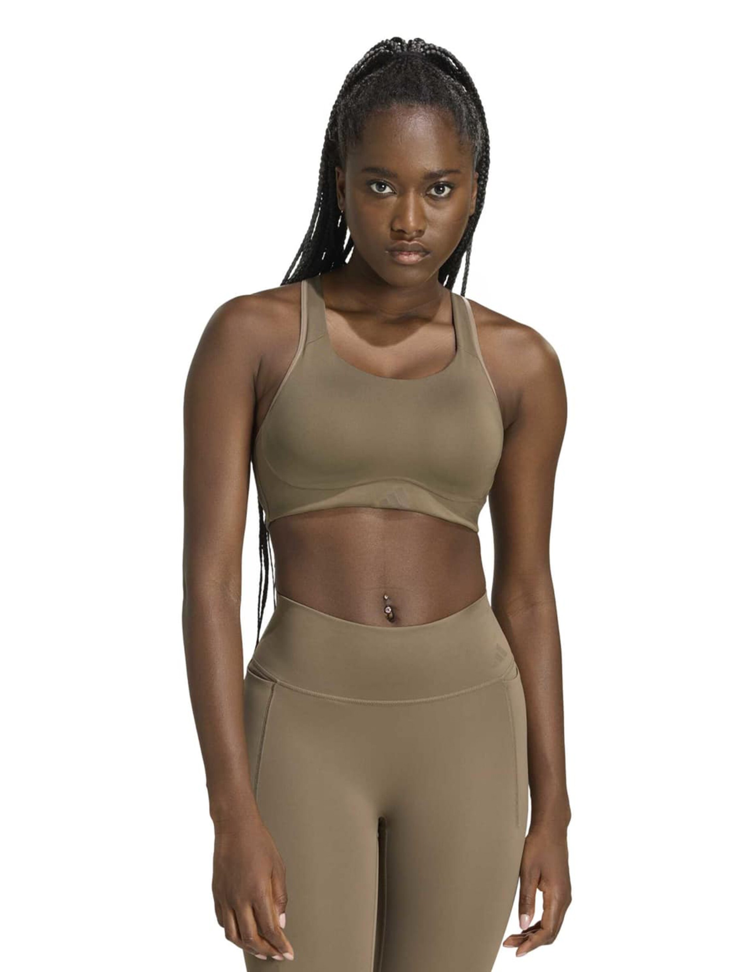 Bustier Soutien-gorge de sport 'OPT' ADIDAS PERFORMANCE en vert : devant