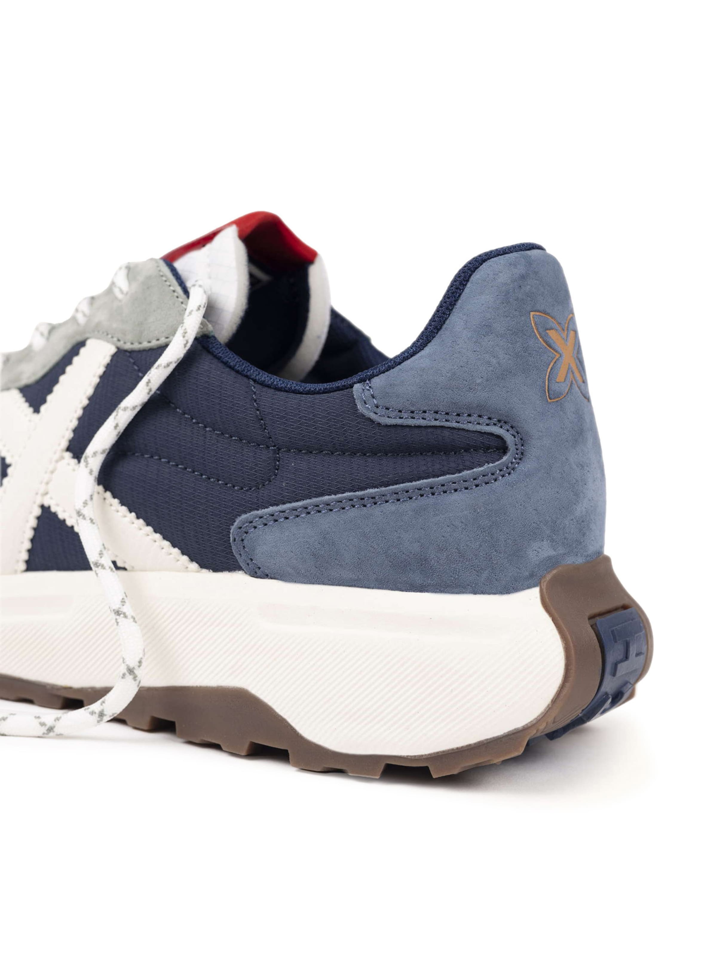 Baskets basses ' BABEL ' MUNICH en bleu