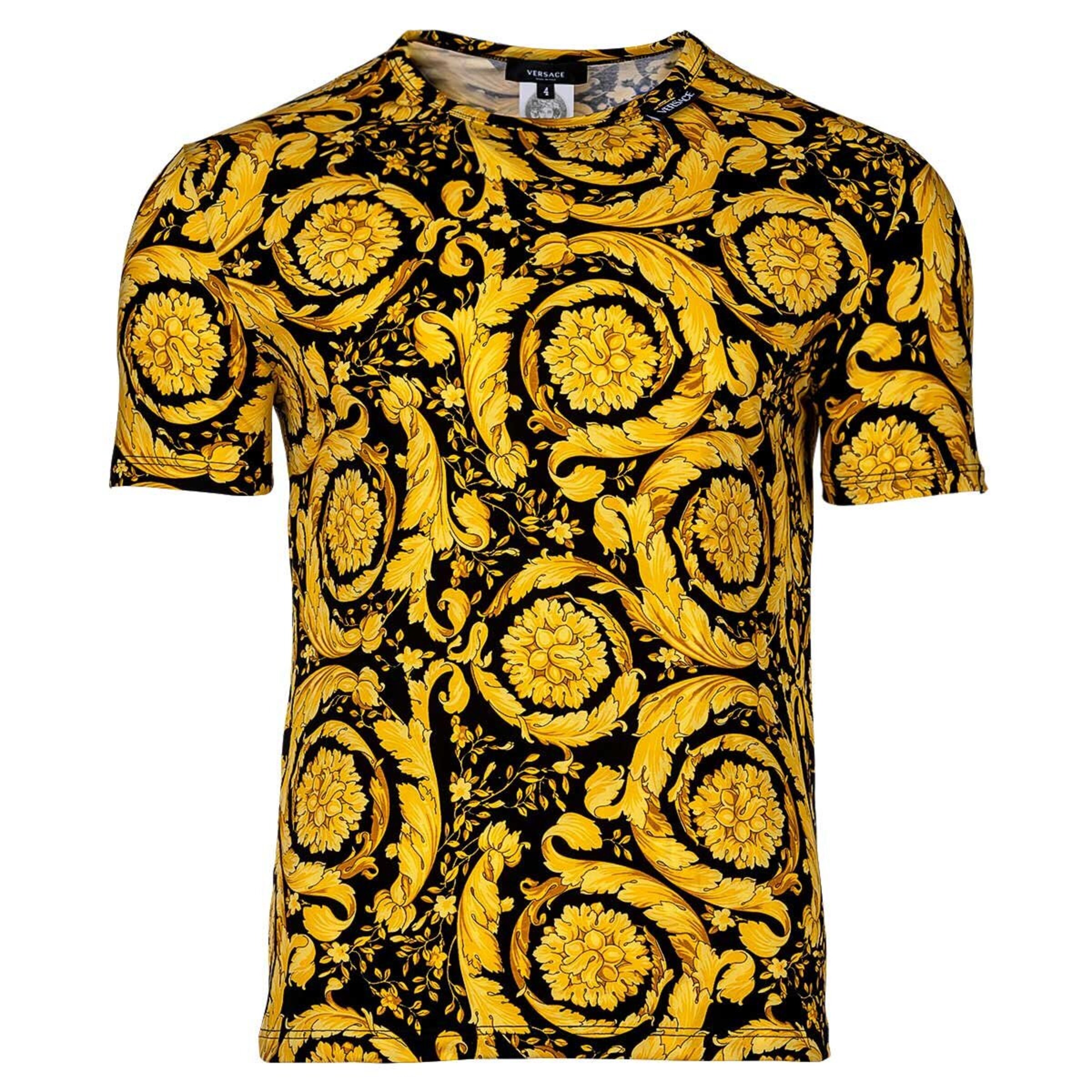 VERSACE Shirt in Gold ABOUT YOU