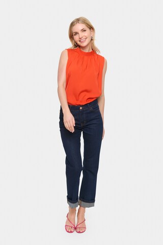SAINT TROPEZ Top 'Aileen' in Rood