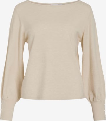 VILA Pullover 'VIAMANDA' in Beige: Vorderseite