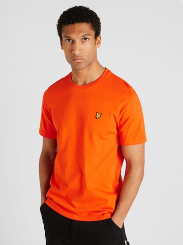 Lyle & Scott Shirt in Oranje: voorkant