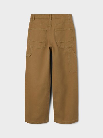 NAME IT Wide leg Pants 'Ben' in Beige