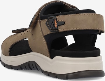 Rieker Hiking Sandals in Brown