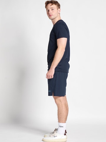 SPORTKIND Regular Workout Pants 'Performance Shorts' in Blue