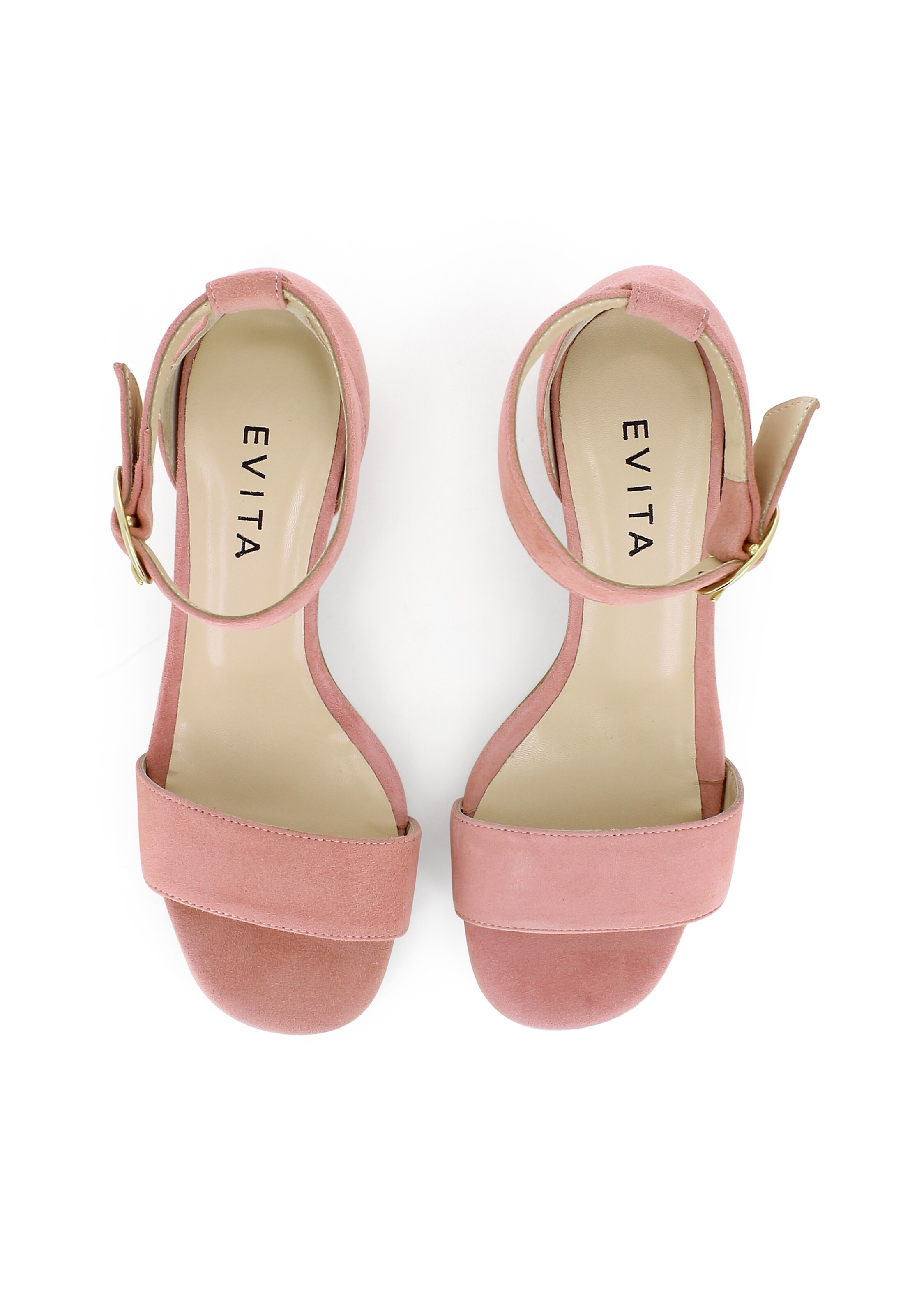 EVITA Sandalen met riem 'DORI' in Roze