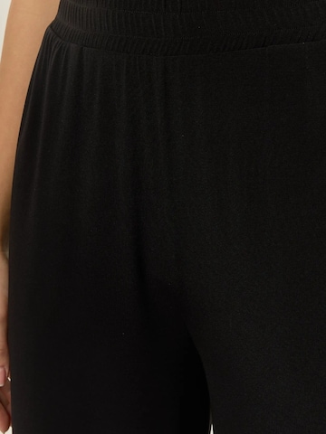 Hiccup Wide Leg Hose in Schwarz