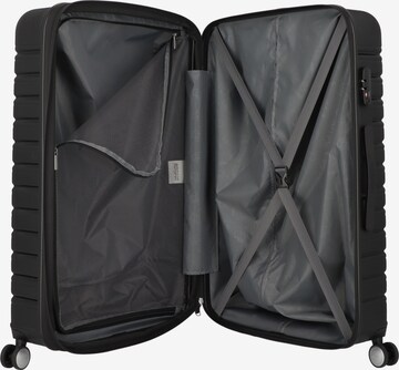 American Tourister Trolley 'Flashline' in Schwarz