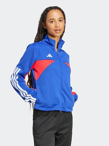 ADIDAS SPORTSWEAR Sportovní bunda 'TIRO' – modrá: přední strana