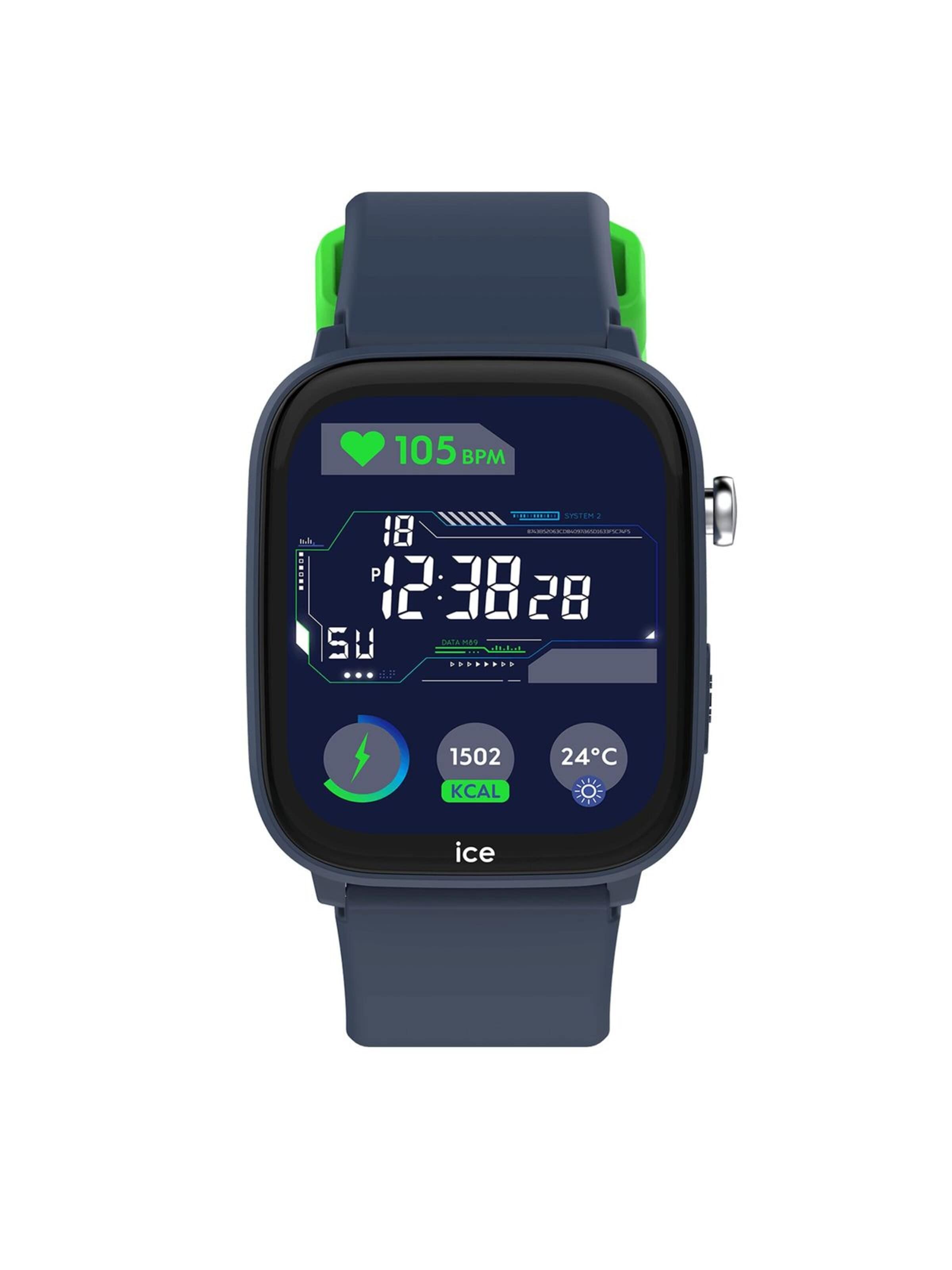ICE WATCH Digitaal horloge 'Smartwatch ICE smart junior 3.0 FM' in Blauw: voorkant