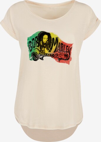 F4NT4STIC Shirt 'Bob Marley' in Beige: voorkant
