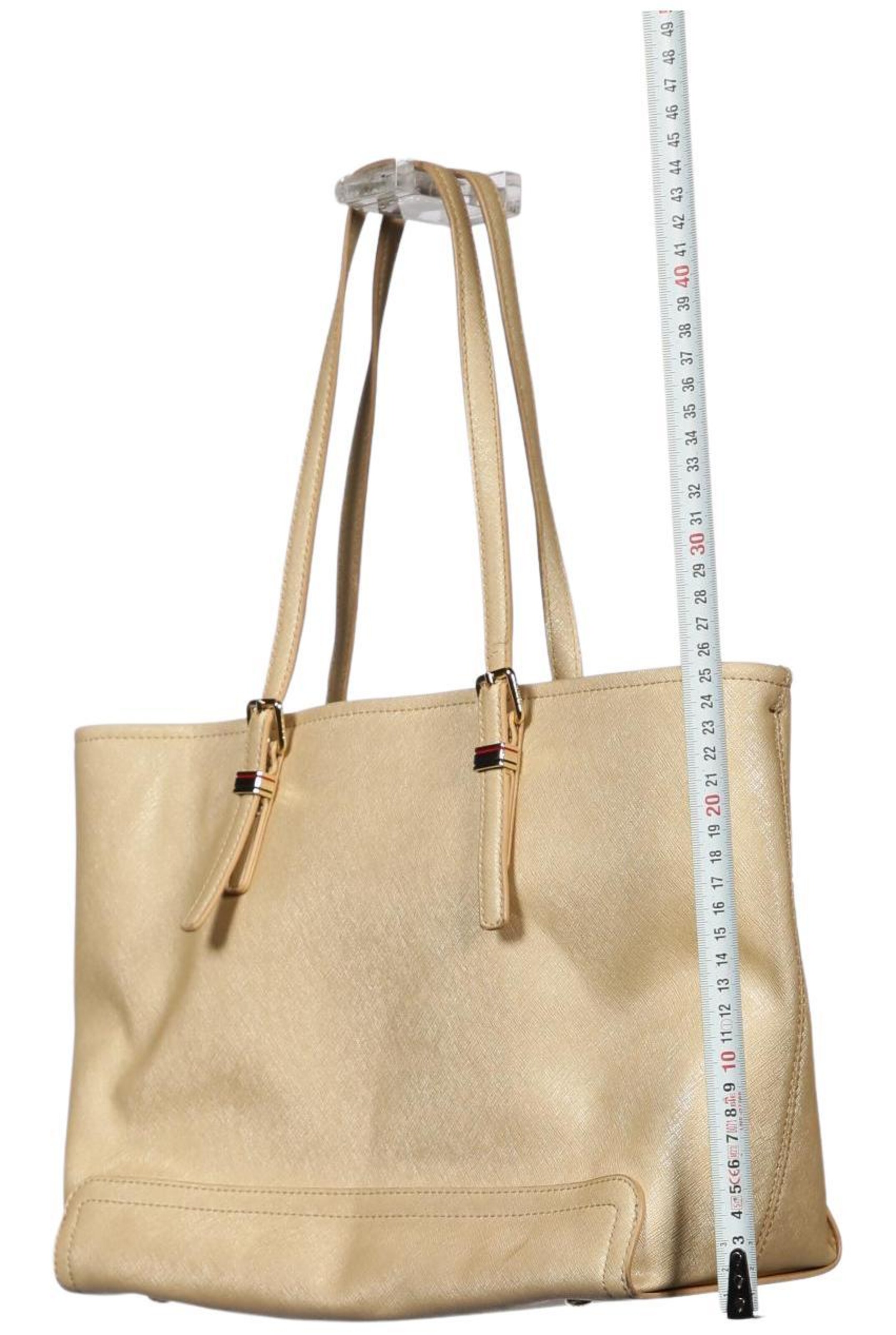 TOMMY HILFIGER Handtasche gross Leder One Size in Beige