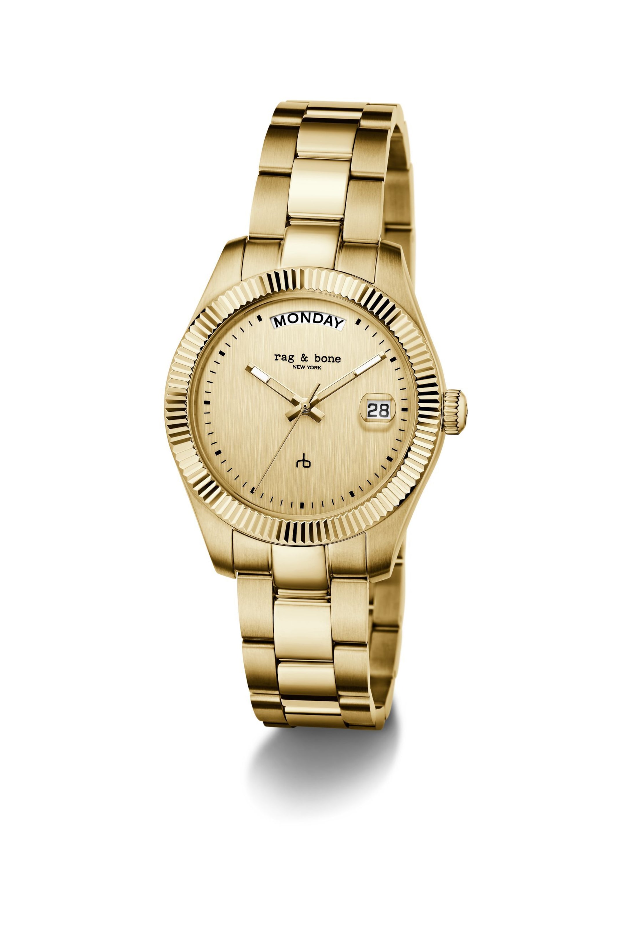 rag & bone Analog Watch ' Lex Day ' in Gold