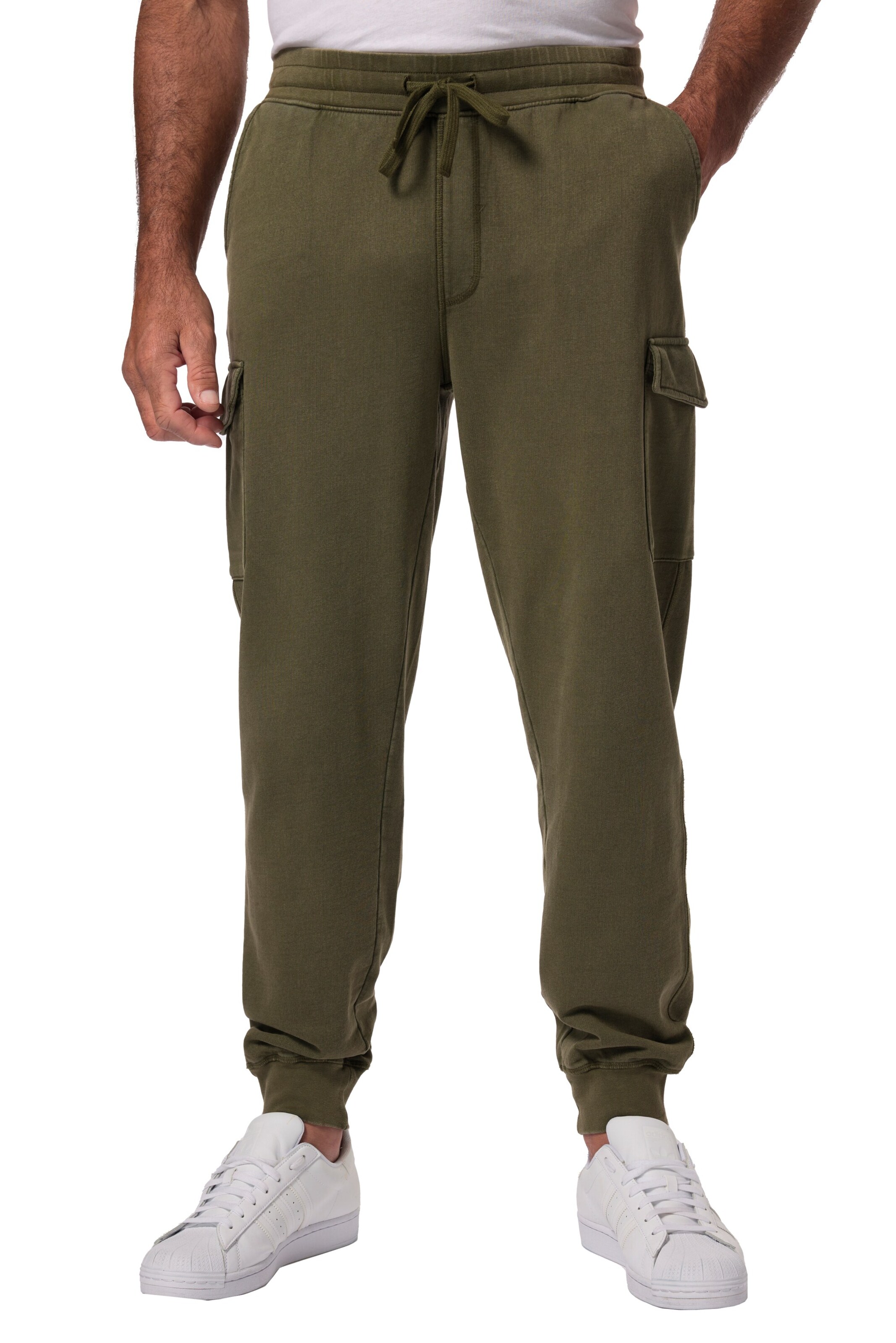 JP1880 Regular Broek in Groen: voorkant