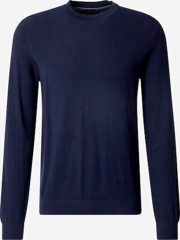 Hackett London Kampsun, värv sinine: eest vaates