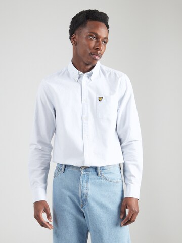 Lyle & Scott Klasický střih Košile – modrá: přední strana