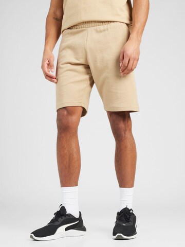 Regular Pantaloni 'BETTER ESSENTIALS  9' de la PUMA pe maro: față