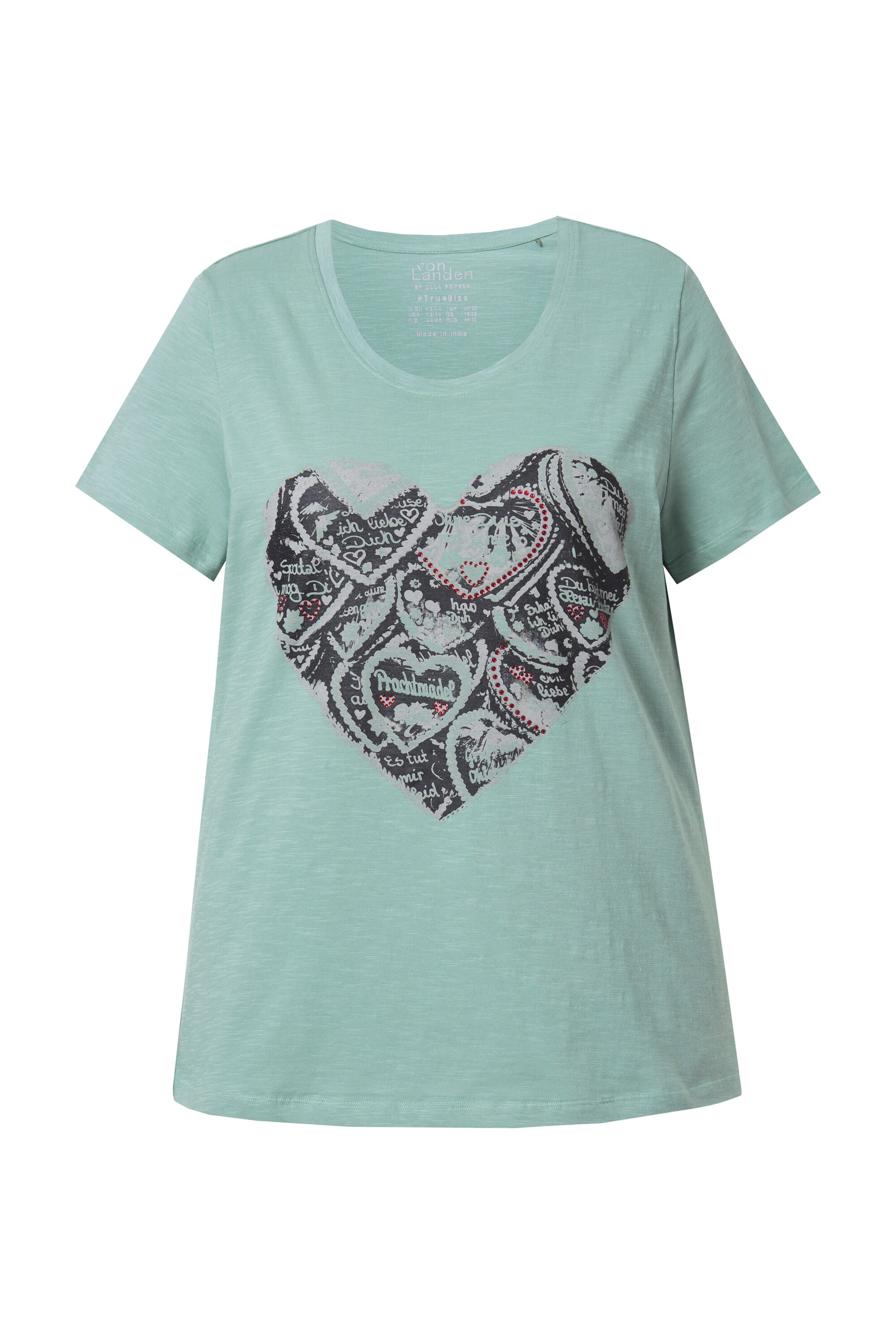 Ulla Popken Shirt in Blau: Vorderseite