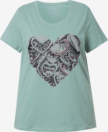 Ulla Popken Shirt in Blau: Vorderseite