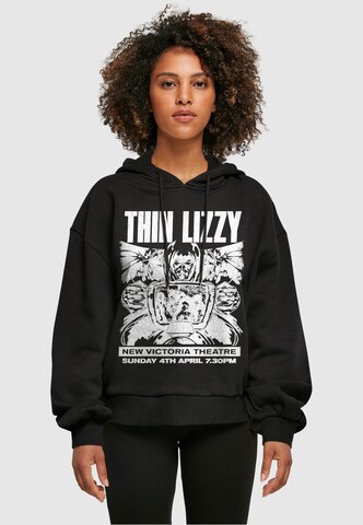 Merchcode Sweatshirt 'Thin Lizzy - New Victoria Theatre' in Black: front