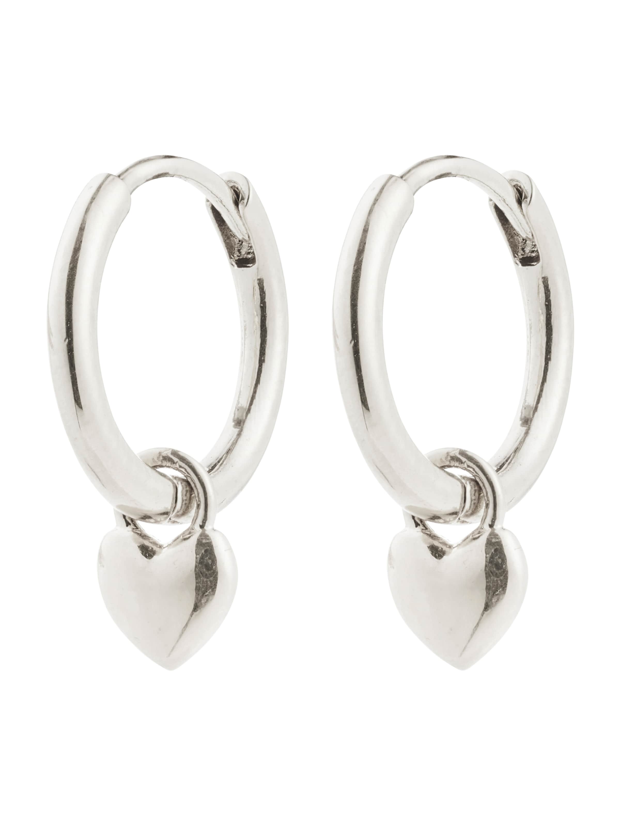 Pilgrim Серьги 'Alaia' в Серебристый: спереди