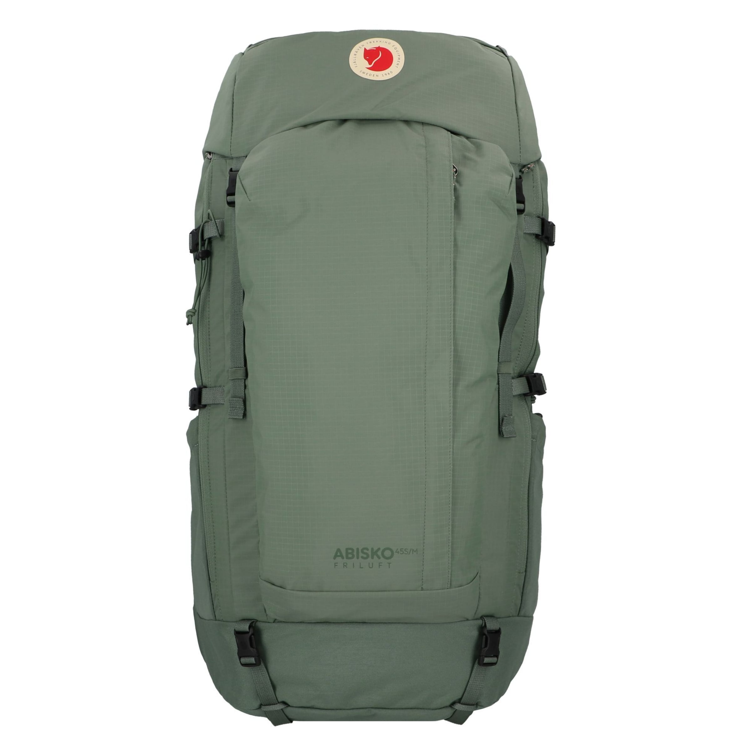 Zaino sportivo 'Abisko' di Fjällräven in verde: frontale
