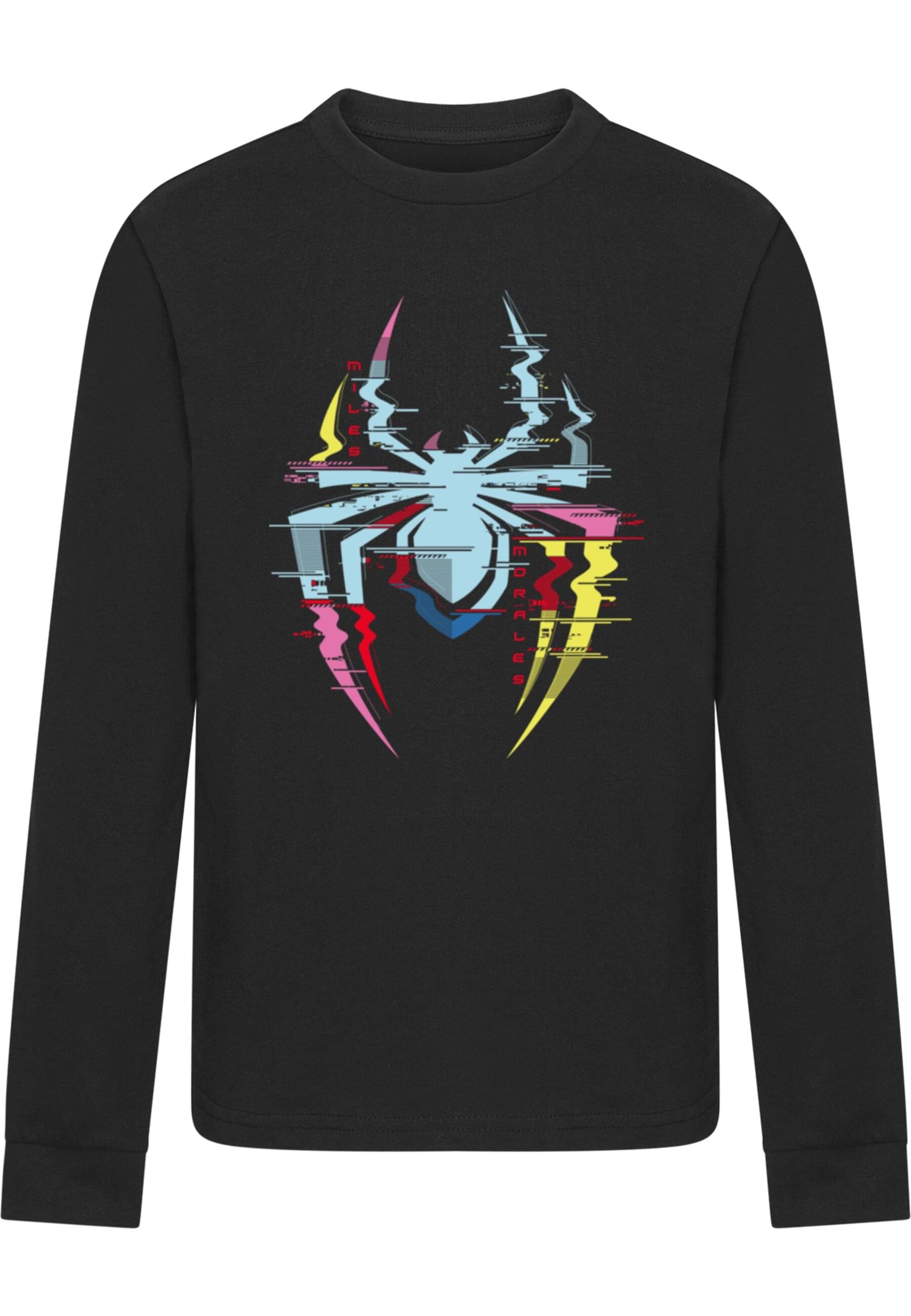 T-Shirt 'Spiderman - Graffiti' ABSOLUTE CULT en noir : devant