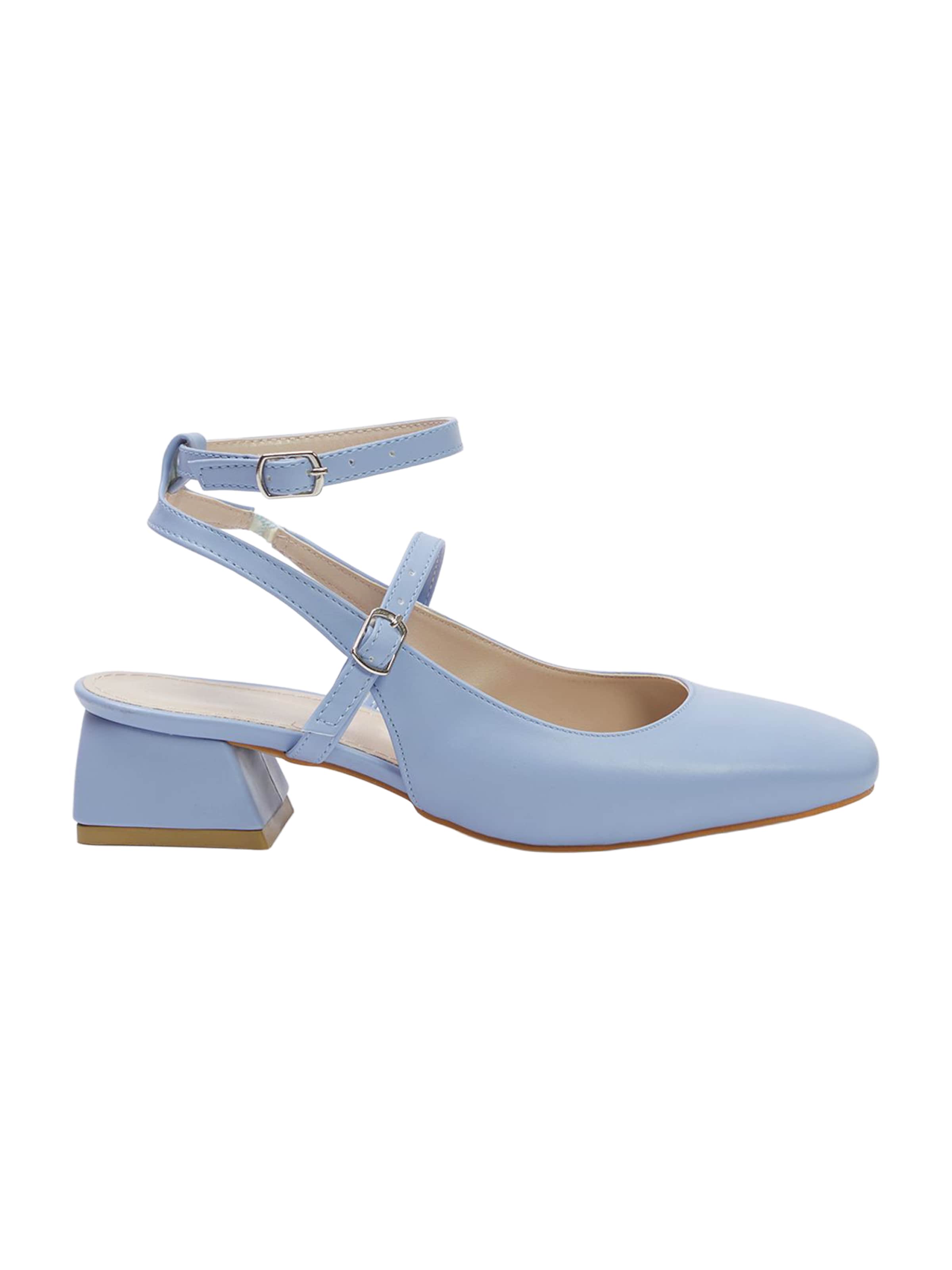 Trendyol Lodičky s otvorenou pätou - Modrá: predná strana