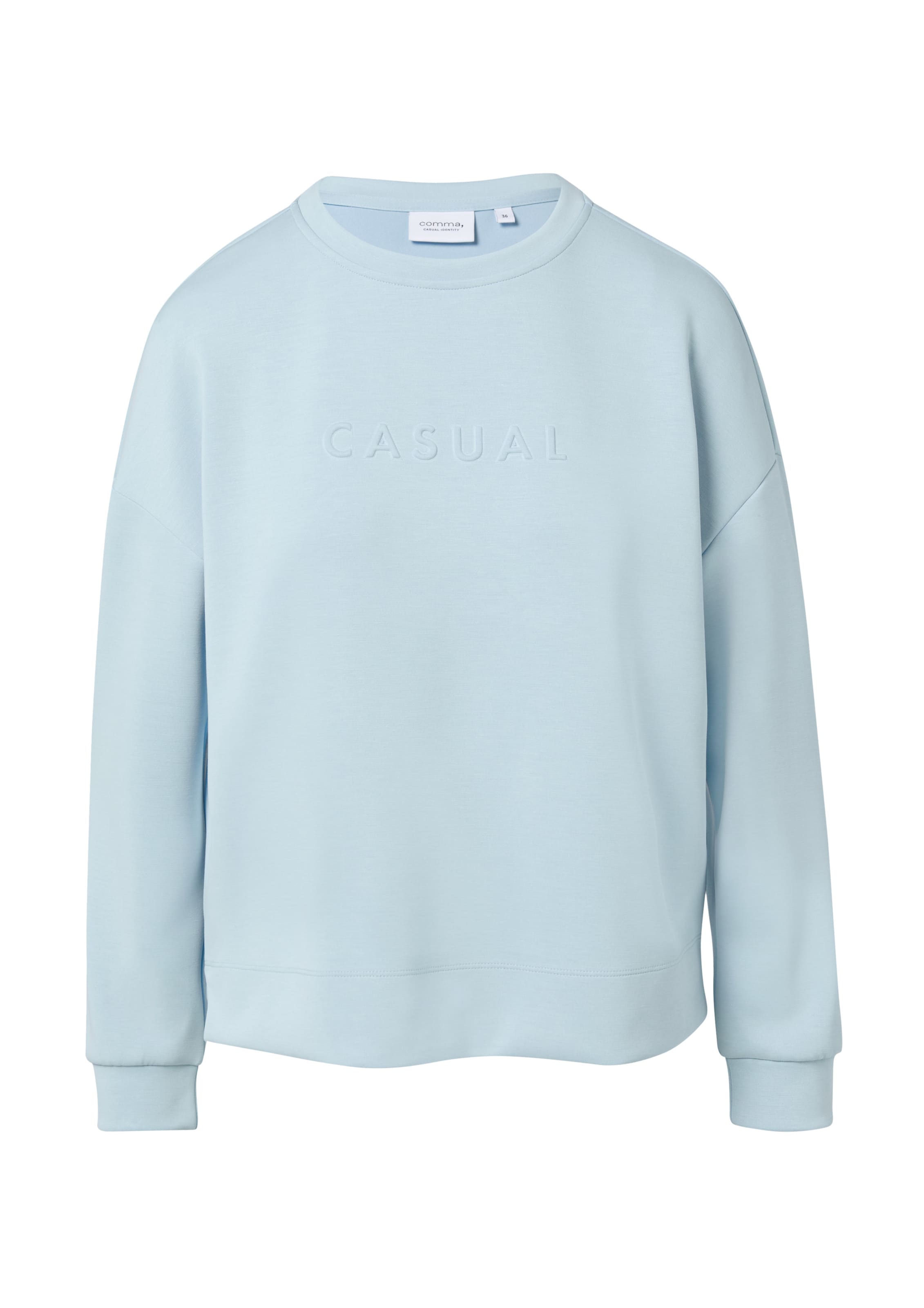 COMMA - Sweatshirt em azul: frente
