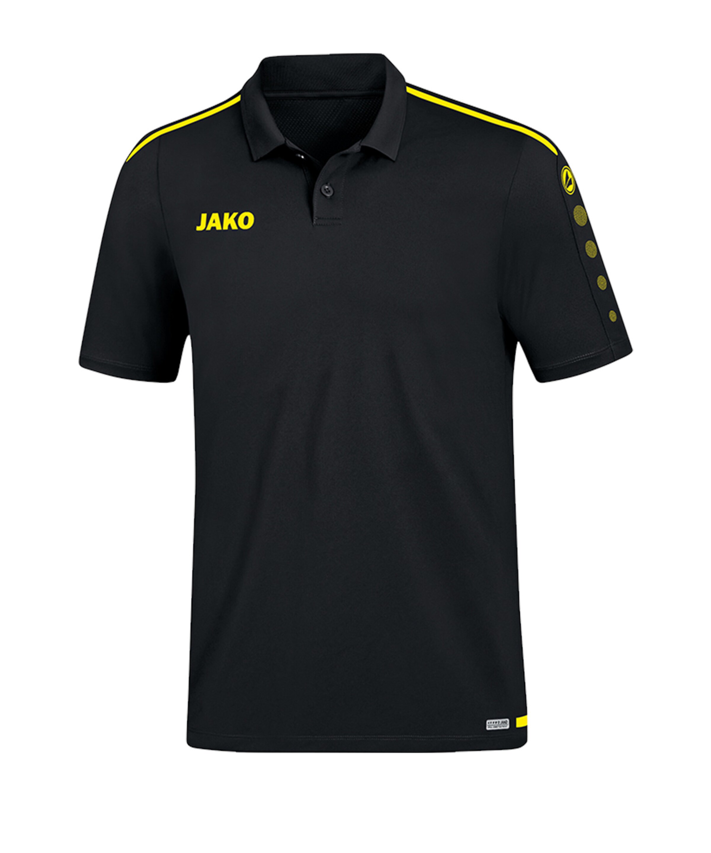 JAKO Poloshirt 'Striker 2.0' in Schwarz: Vorderseite