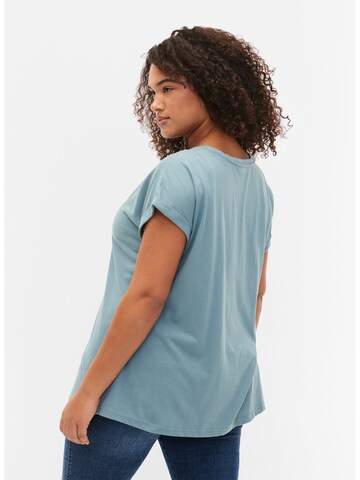 Zizzi Shirt 'MKATJA' in Blue