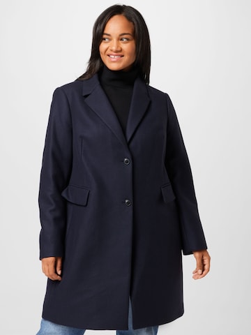 Tommy Hilfiger Curve Between-Seasons Coat in Blue: front