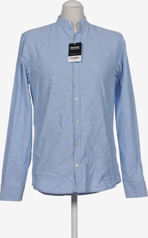 BOSS Orange Button Up Shirt in XS in Blue: front