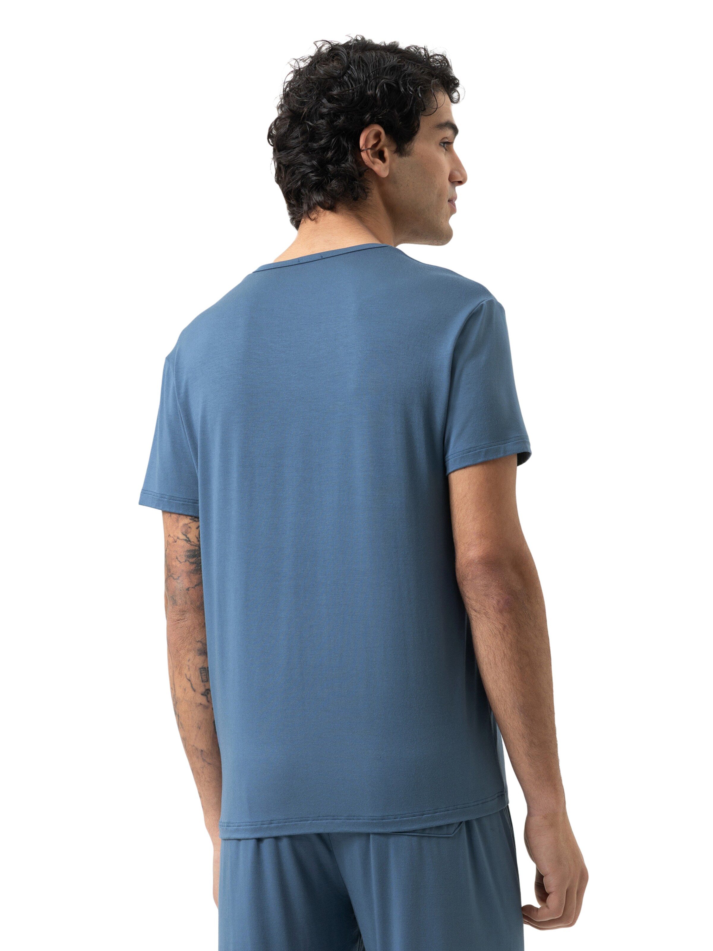 Mey Shirt 'Jefferson' in Blue: front